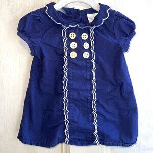 Maggie & Zoe Navy Blue Girls Top Size 2 (24 Months)